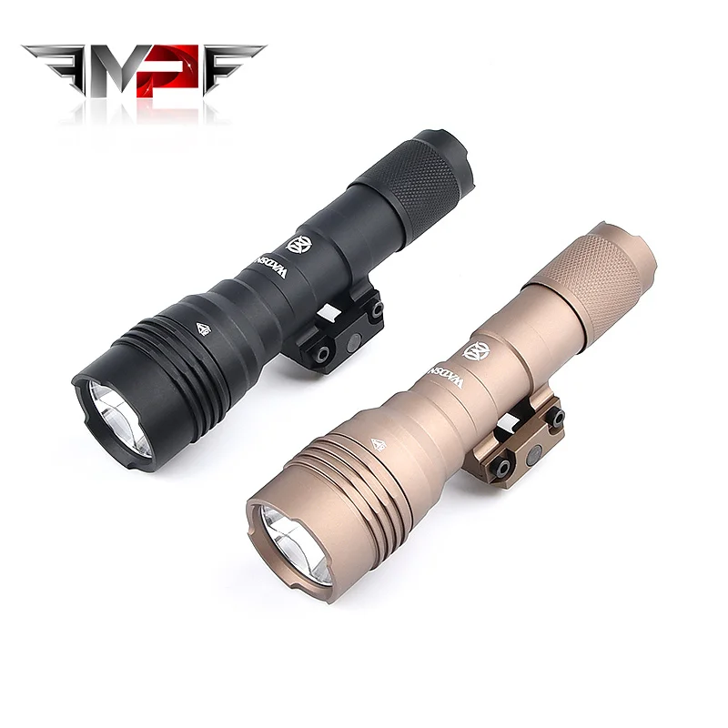 

Airsoft 900 Lumens RM2 HL-X Tactical Flashlight Fit 20mm With Switch LED Strobe Powerful Hunting Rifle Weapon Gun Scout Light