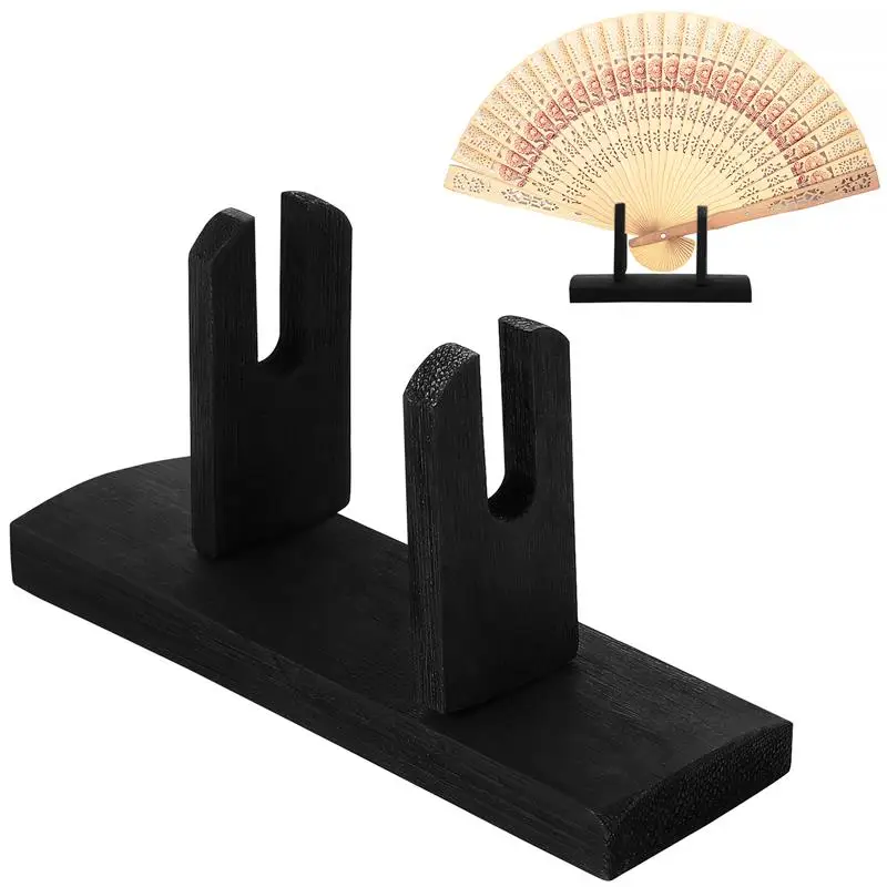 1 шт. деревянная подставка для ручного вентилятора складной держатель стойка