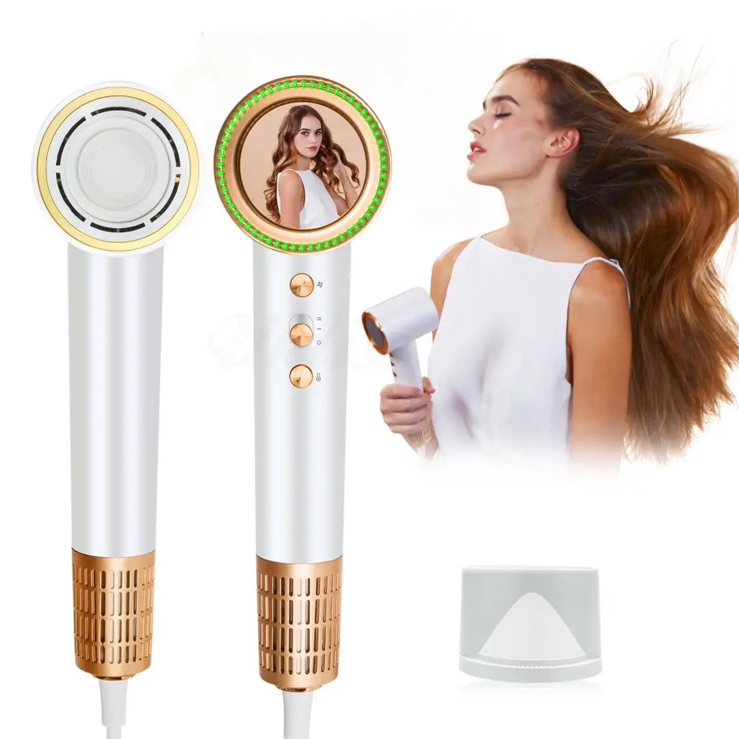 

Professional Hair Dryers Negative Ion 220V Hot Cold High Power Aluminum Alloy Powerful Electric Dryer Blow Dryer Home Appliance