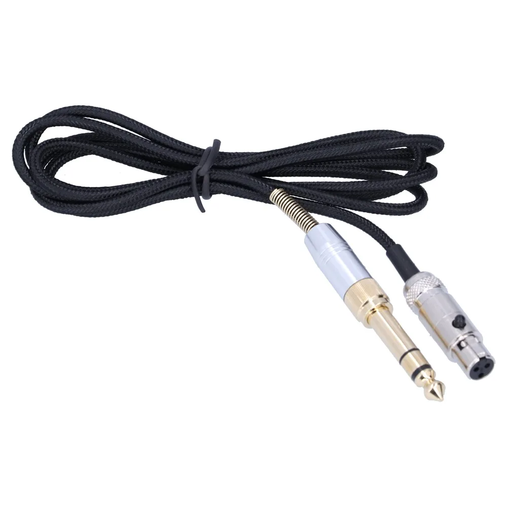 Фото Кабель-переходник 6,35 мм/3,5 мм на Mini XLR для наушников, 2 м / 6,5 футов, для AKG Q710 K712 K240 K141 K271 №3