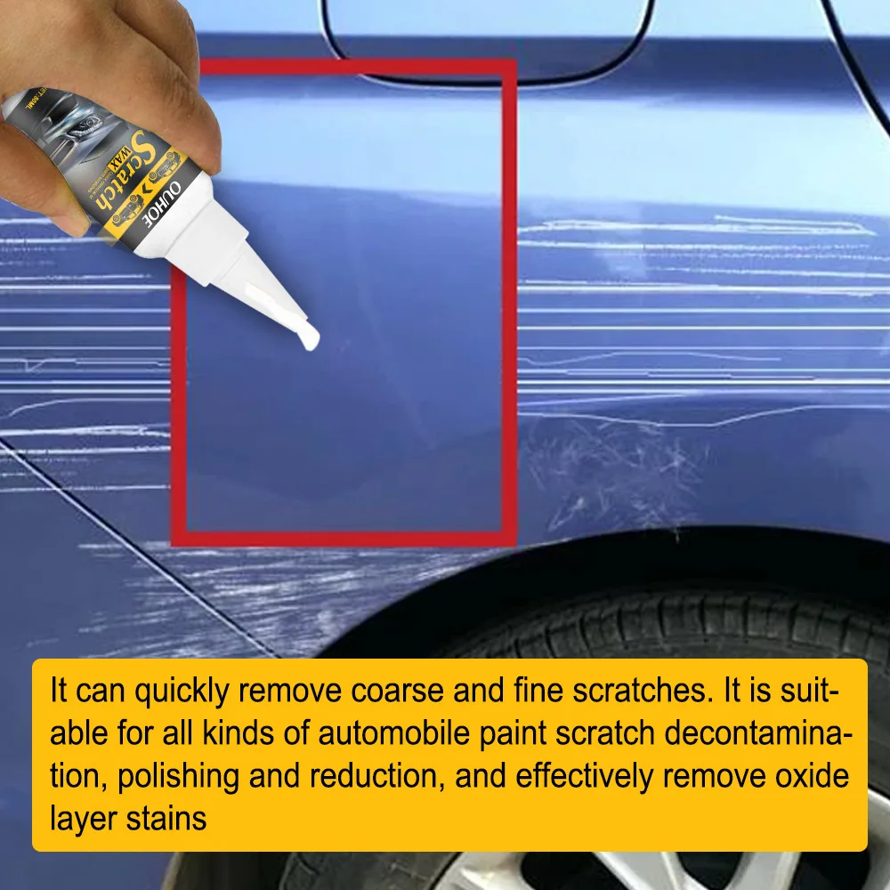 

30/50ml Car Scratch Remover Car Body Paint Care Repair Polishing Scratch And Swirl Remover Grinding Wax Sponge Paint Cleaner