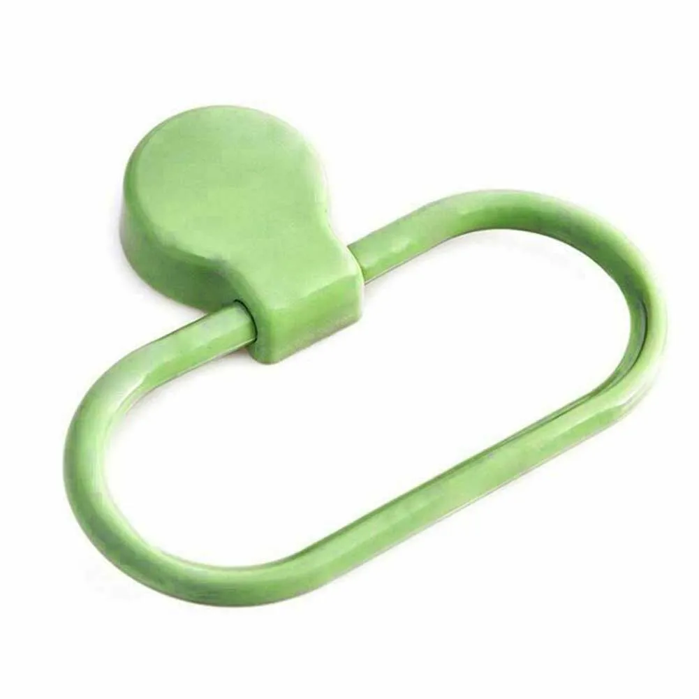 

Toilet Bathroom Storage Wall Mount Home Roll Paper ABS Hotel Towel Holder Rack Coat Decoration Hangers Ring Self Adhesive