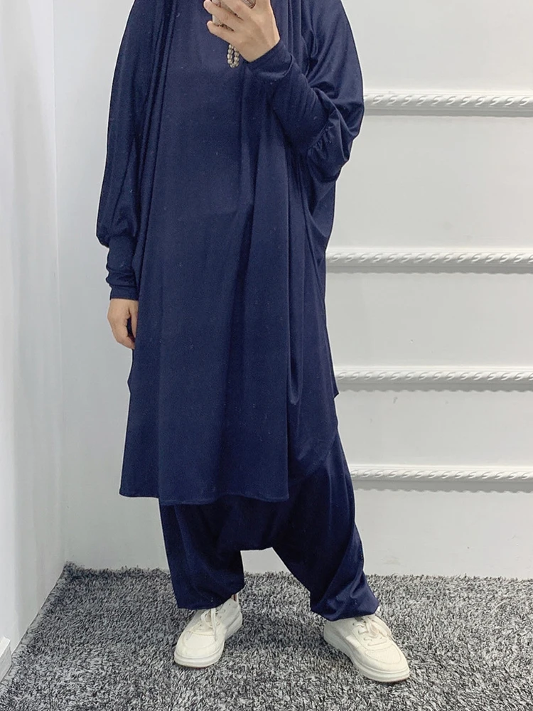 

Платье для молитвы; Комплект для мусульманских женщин; Комплект из двух предметов; Шаровары; Khimar jilbaba Abaya; Полное покрытие; Платье для Рамадан...