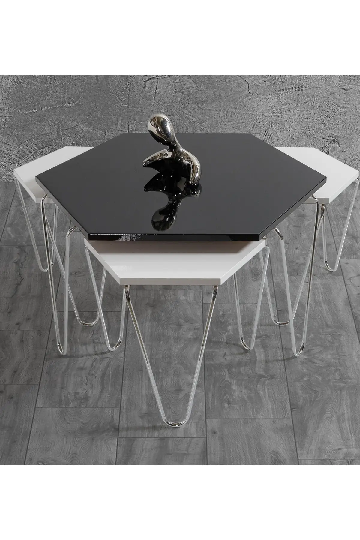 

Modern Pyramid Medium coffee table-Zigon coffee table (Set Suit) coffee tables table basse furniture living room table