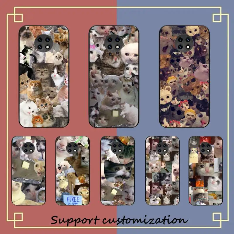 

Crying Cat Memes Phone Case for Redmi 5 6 7 8 9 A 5plus K20 4X S2 GO 6 K30 pro