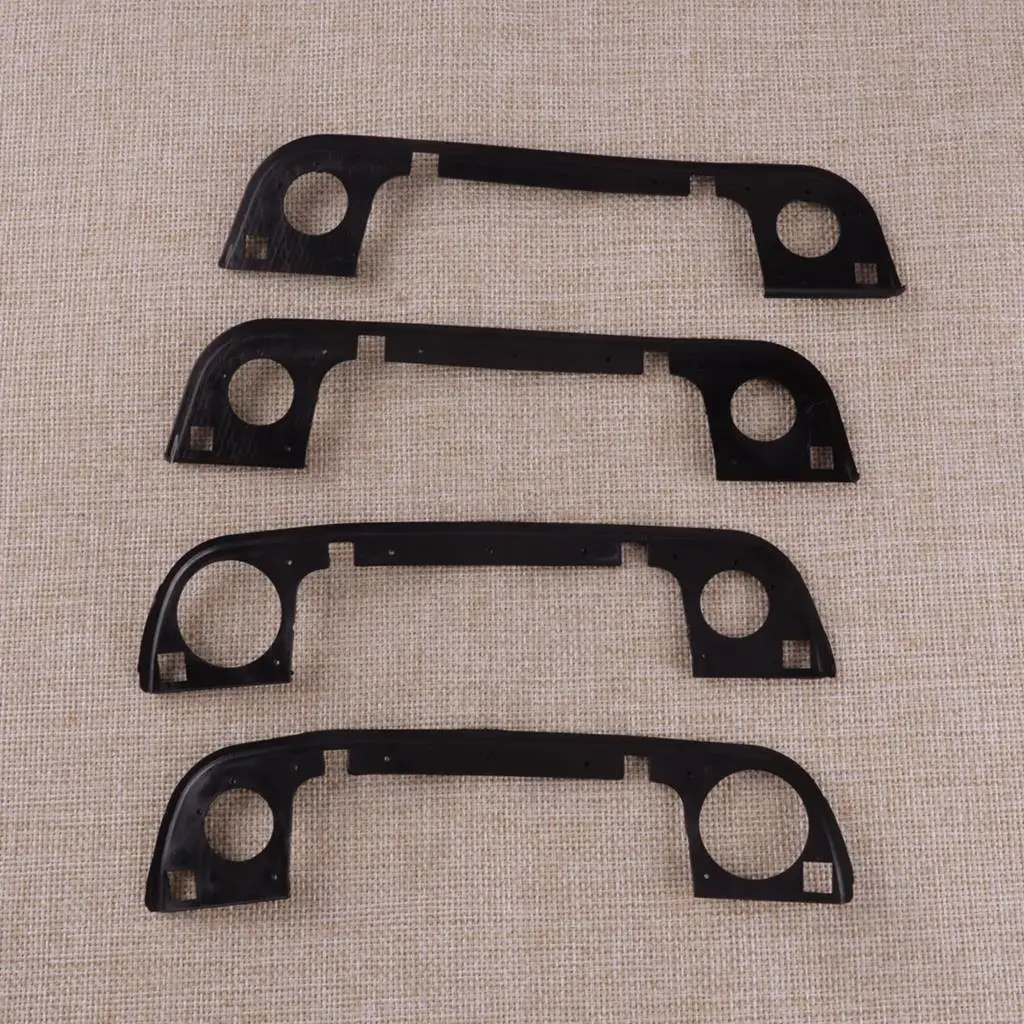 

4pcs/Set Car Exterior Front Rear Left Right Door Handle Rubber Gaskets Seals Fit for BMW 3 E36 5 E34 7 E32 Z3 Black Plastic
