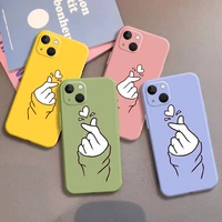 heart phone case for iphone 11 12 pro 7 8 plus 6 6s x xs max xr soft silicone cover for iphone 6s plus 12 mini tpu pattern cases