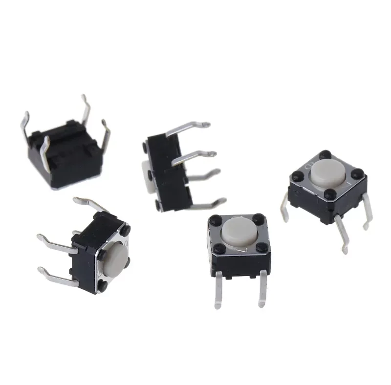 

High Speed New 5Pcs Mouse Micro Switch For Logitech M185 M215 G300 G402 G602 M570 6x6x4.3mm