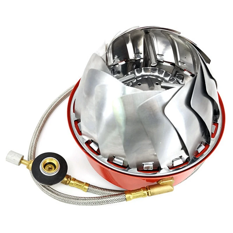 

Portable Windproof Camping Stove Gas Stainless Steel Outdoor Stove Camping Cooking Stove For BBQ/Fishing Camping