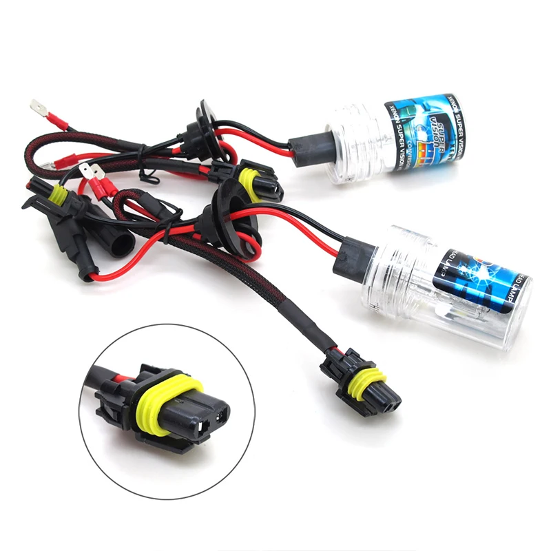 

35W 55W HID 12V DC Xenon Bulb Car Headlight H1 H3 H7 H11 9005 HB3 9006 HB4 Auto Headlamp Kit With Slim Block Ballast