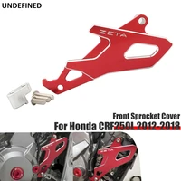 for honda crf250l 2012 2018 motorcycle sprocket cover chain guard protector front drive gear covers crf250l moto accessories red