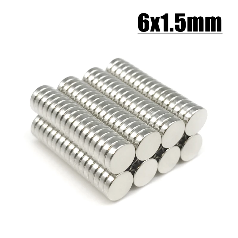 Неодимовый магнит 6x1 5 мм 10-10000 шт