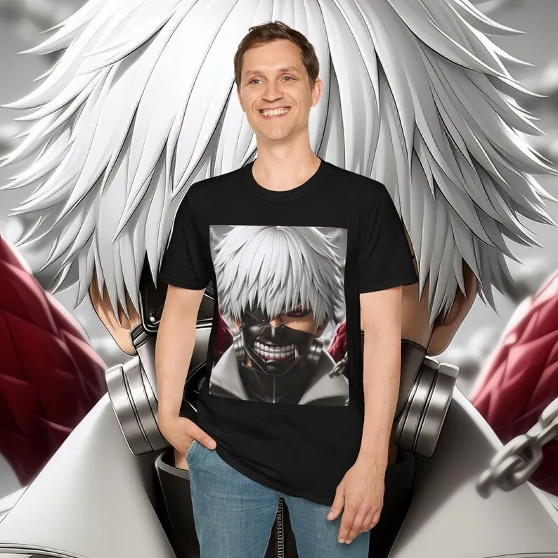 3D-футболка Tokyo Ghoul футболка премиум-качества с рисунком для любителей и