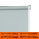 Рулонная штора Roller blind DECOFEST Плайн Серо-голубой ARTTEX