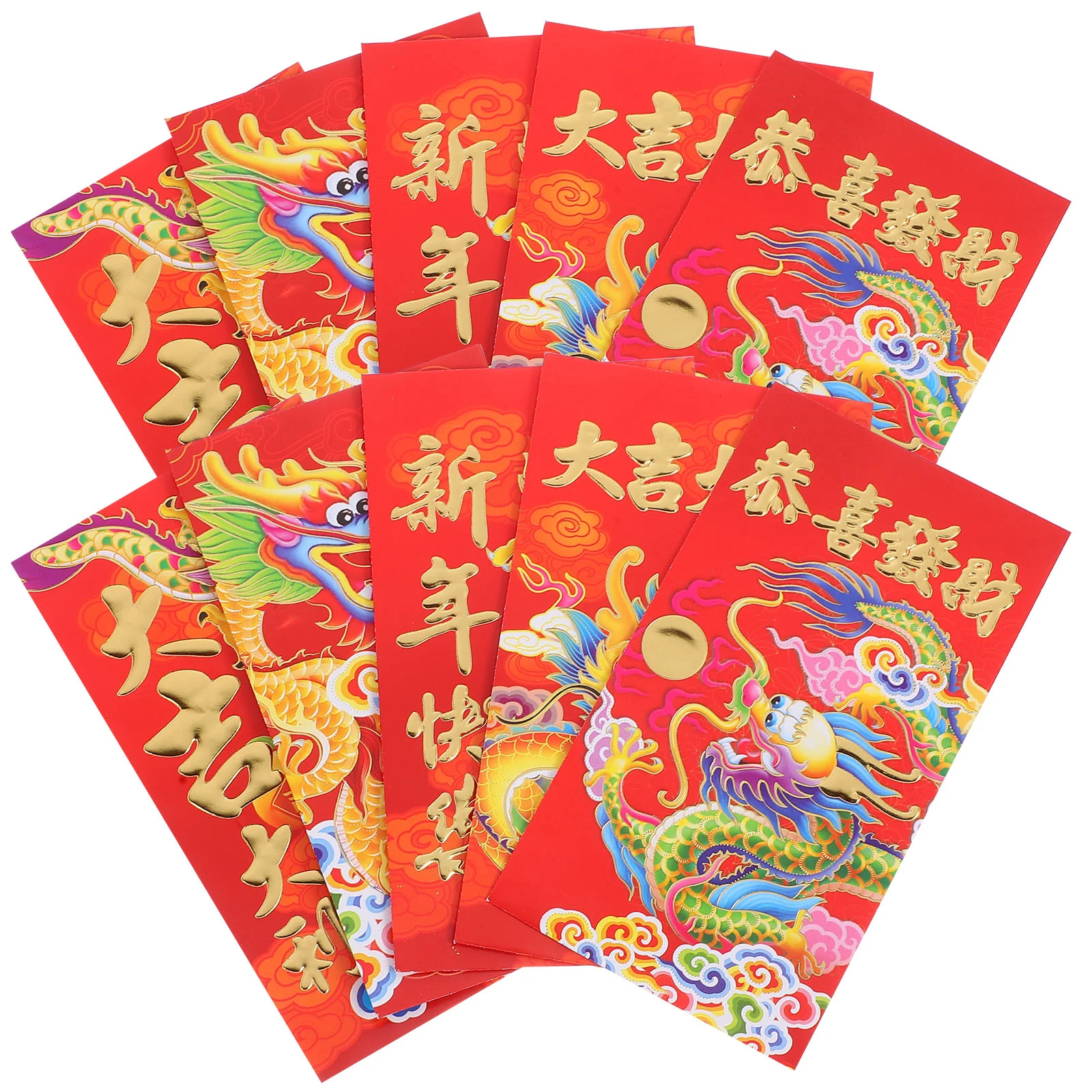 

10pcs Chinese New Year Spring Festival Red Envelopes New Year Red Envelopes New Year Envelope