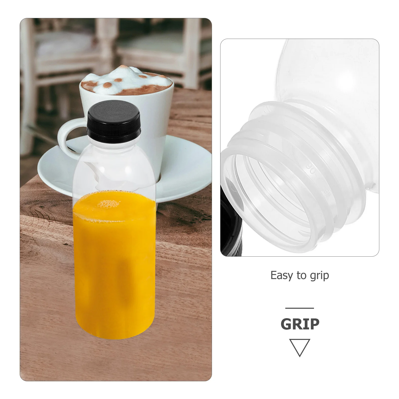 6 шт. бутылки с водой для хранения бутылок пустые банки сока из ПЭТ портативные