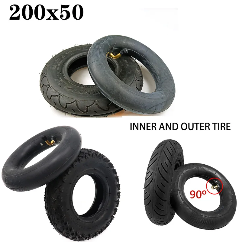 

200x50 Inner Outer Tire 8 Inch Mini Electric Scooter Tyre Electric Vehicle 200*50 Tire Accessories