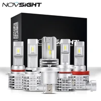 novsight newest 11 design mini led car headlight h11 h4 h7 9005 9006 hb3 hb4 h8 h9 50w 8000lm 6000k white auto led fog lamps