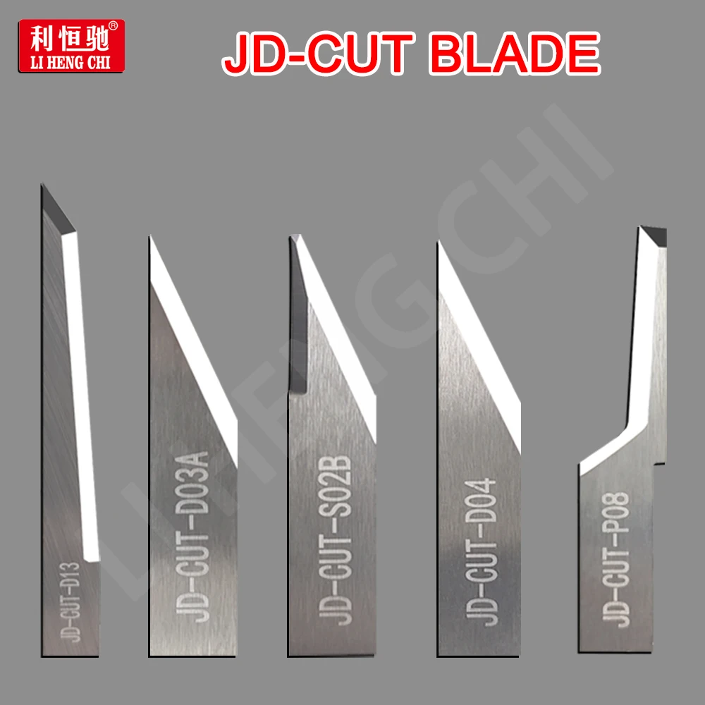 Фото 10 шт. ножей JINDEX JD-CUTD03A JA-CUT-D13 JD-CUT-P08 JD-CUT-S02B для вибрационной резки цементированного карбида, кожи, ткани №1