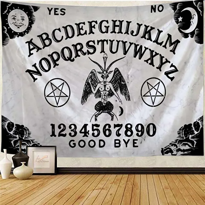 Спиртовая доска Ouija 666 кошачий Настенный декор для комнаты эстетический
