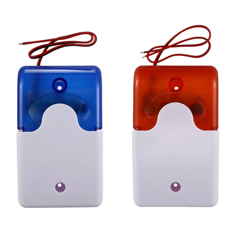 

2 шт., прочная Проводная Мини-сирена для стробоскопа, 12 В постоянного тока