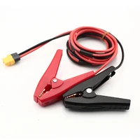alligator clip for xt60 female plug cable 14awg 50cm silicone wire for isdt q6 charger rc battery clips crocodile clips