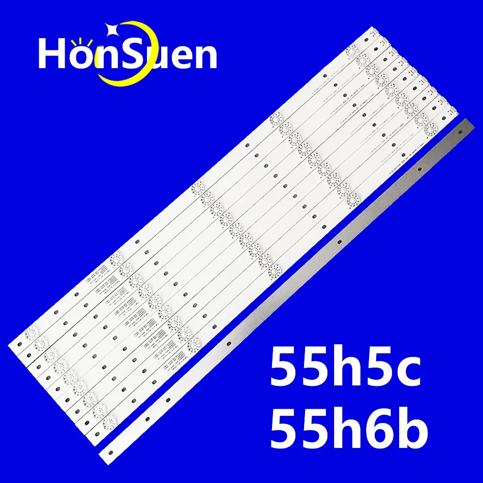 

10 шт., осветительная лента для 55h5c 55h6b 55K220 Led55ec290n 55n3000uw, 58,2 см