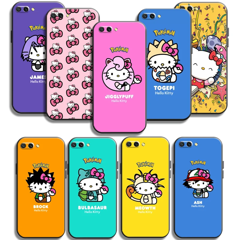 

Hello Kitty Pokémon Phone Cases For Huawei Honor P30 P40 Pro P30 Pro Honor 8X V9 10i 10X Lite 9A Back Cover Carcasa Soft TPU
