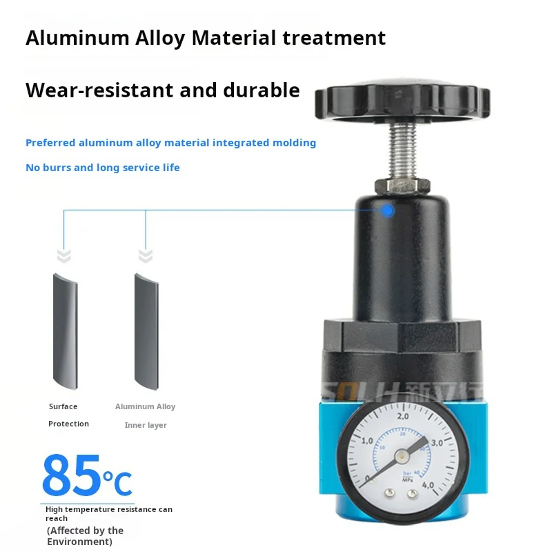 QTYH-08/10/15/20/25 Пневматический редукционный клапан высокого давления Воздушный