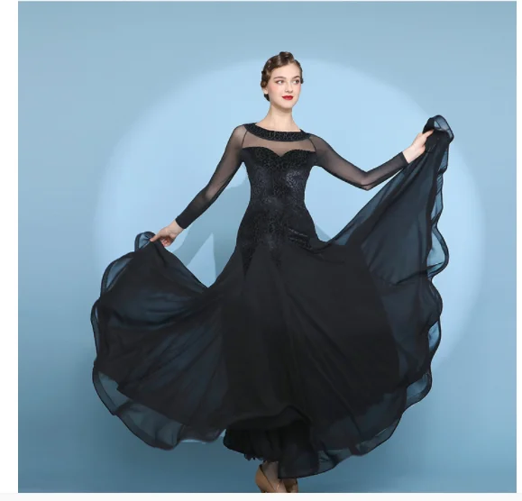 

1pcs/lot ballroom waltz dresses standard dance dress women ballroom dress