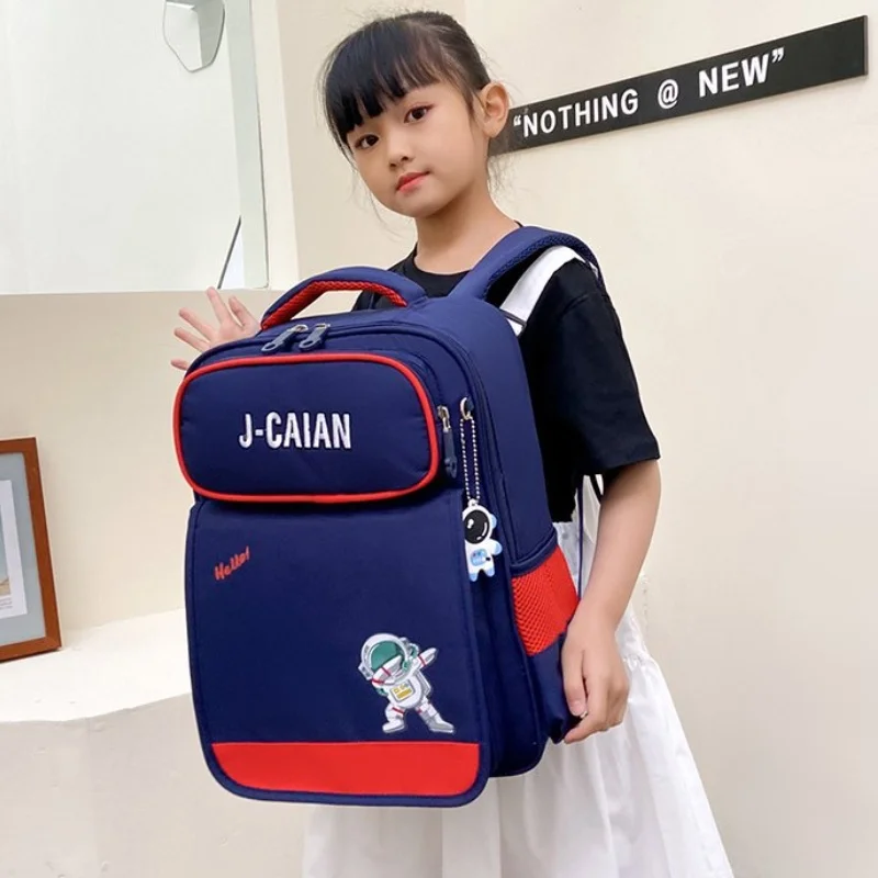 Children Primary School Students Cartoon Cute Bags New Grade 1-3 Girls Unicorn Boys Astronaut High-capacity Backpacks All-match