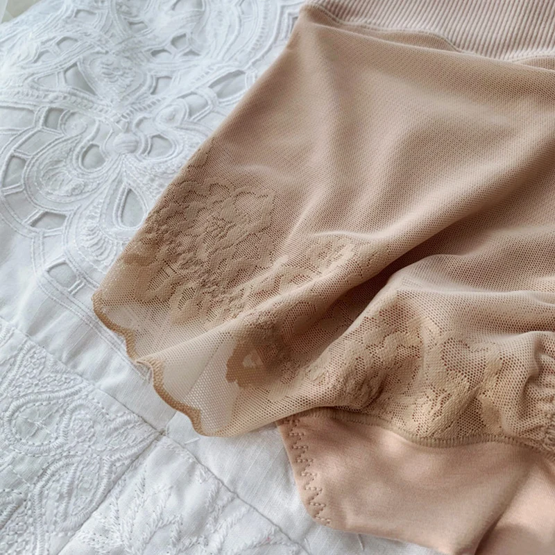 Маленькие боксеры с высокой талией кружевное нижнее белье безопасные шорты