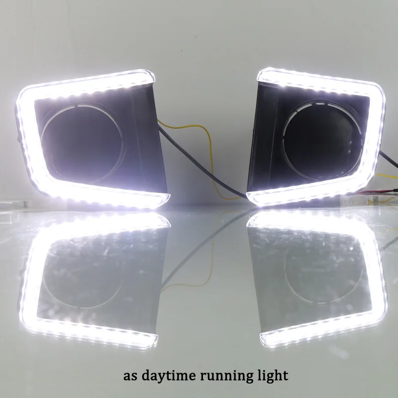 Дневные ходовые огни для Toyota Tundra 2014 - 2021 Drl с указателями поворота