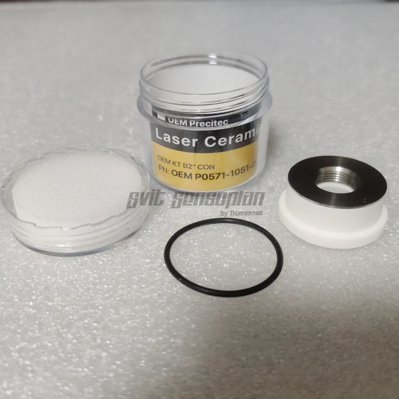 Good Quality Ceramic Ring for Optical Fiber Laser Machine Diameter 24.5 X 28mm Precitec KT B2 CON for Most Popular Laser Machine enlarge