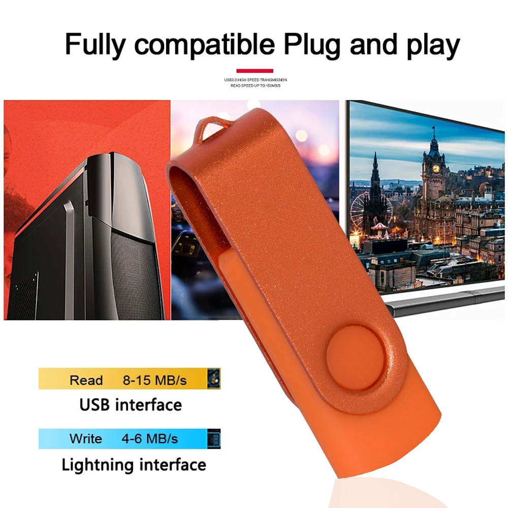 Металлический Высокоскоростной флеш-накопитель 128 ГБ флеш-диск USB 2 0 4 8 16 32 Cle Usb 64