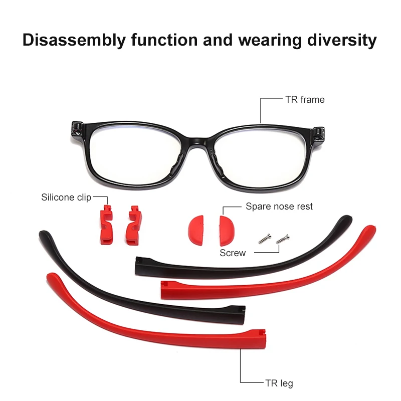 

Bluelight блокирующие очки, студенческие очки, прозрачные линзы, защита от излучения Tr90, силиконовые очки, очки с синими искусственными очками
