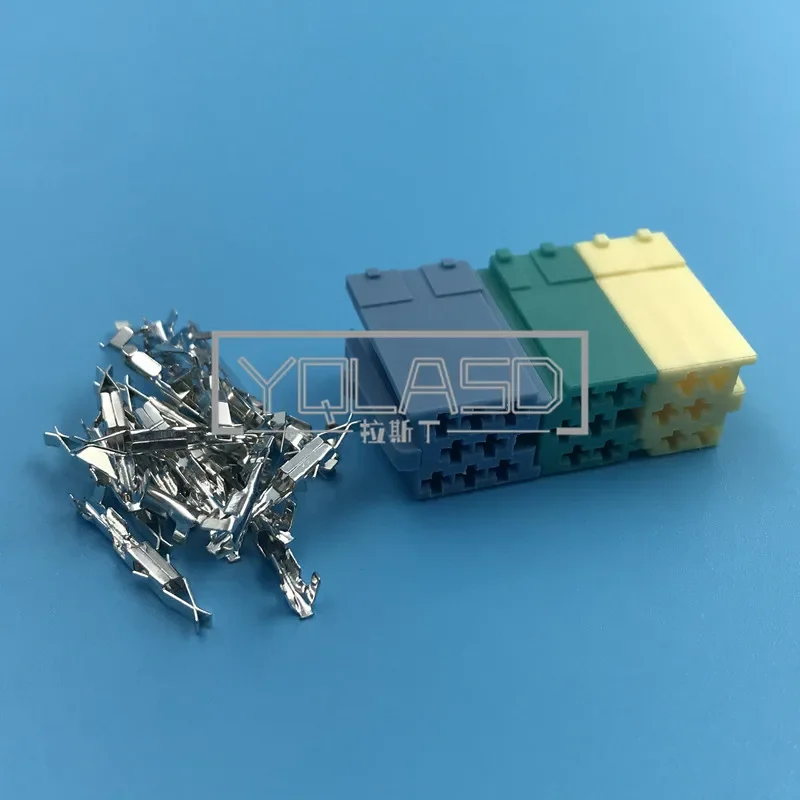 

1 комплект 20-контактный универсальный мини-радио ISO-адаптер ISO в сборе переменного тока, разъемы для авторадио, вилка для автомобилей VW Audi Skoda