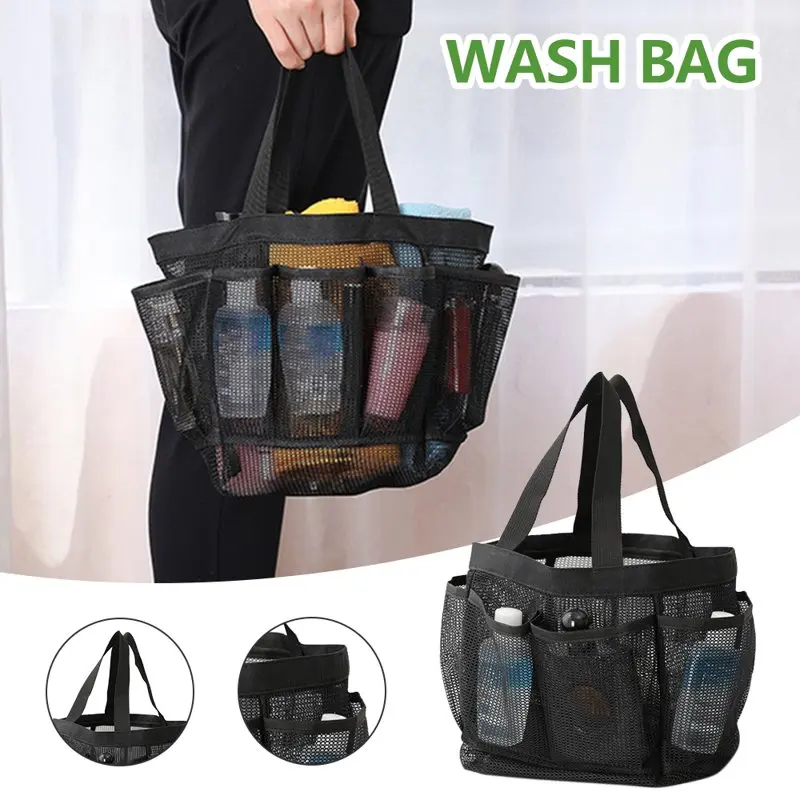 

Mesh Shower Caddy Basket Bath Caddy Shower Bag Caddy Organizer Tote for Camping Travel