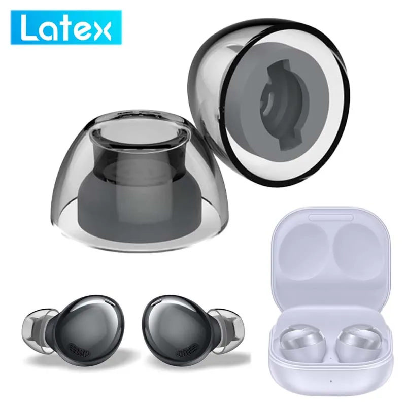 2022 Latex EarBuds for Galaxy Buds Pro Anti-Slip Anti-allergic Ear Plugs Noise Cancelling Ear Tips Cover Dustproof Filter