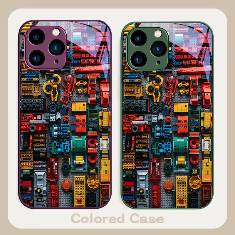Чехол из закаленного стекла для Iphone 16 Plus 15 14 13 12 Mini 11 Pro Max X XS XR 7 8 2022