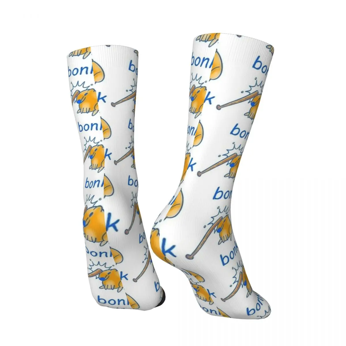 Чулки Cheems Bonk Meme мужские забавные носки для собак мягкие дышащие модные зимние