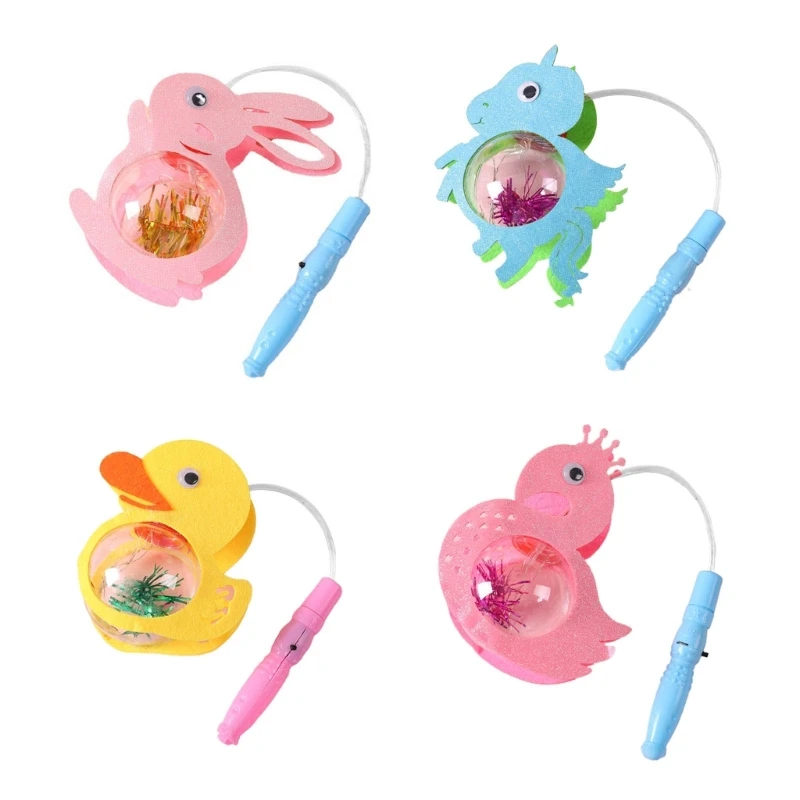 

Handheld Lantern Light Up LED Animal Toy Children Holiday Halloween Party Supply