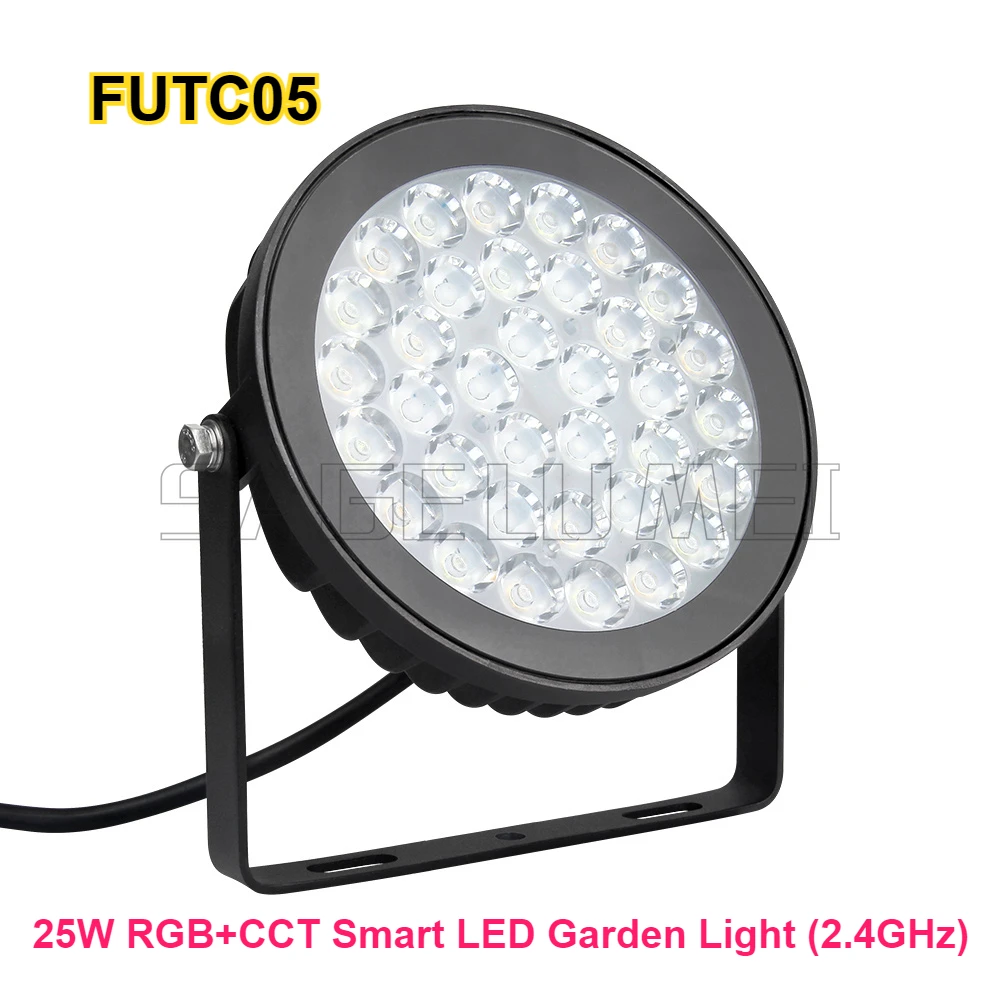 Miboxer Новый FUTC01-0811 Умные садовые фонари 6-25 Вт Водонепроницаемые светодиодные лампы для газона RGBCCT 2,4G RF Дистанционное приложение Tuya Wi-Fi Голосовое управление (art.: 3920cfce98660) - 3920cfce98660