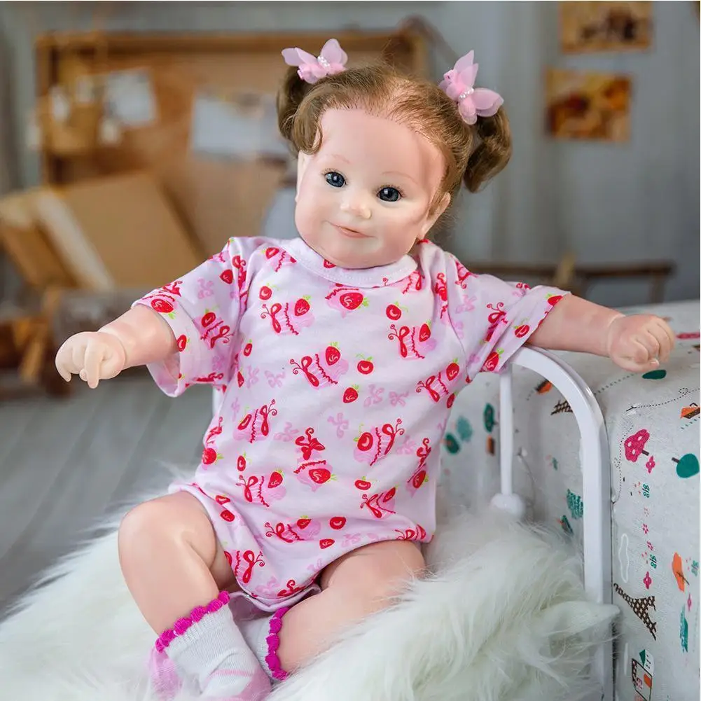 

Силиконовая Реалистичная детализированная ручка 55 см, реальная мягкая Коллекционная картина Y3d7