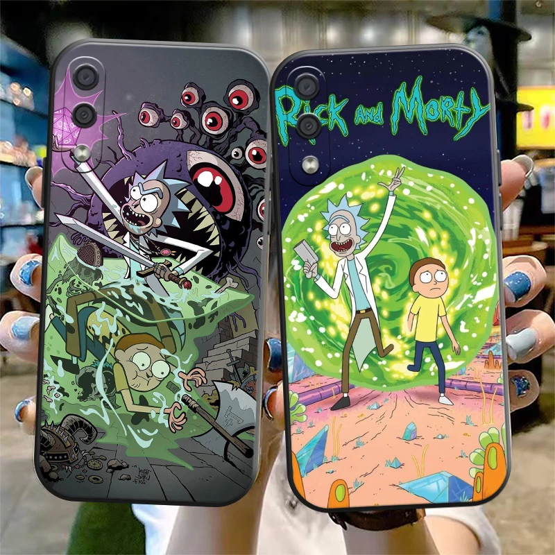 

Funny Carton Rick And Morty US Phone Case For Samsung Galaxy A31 A31 5G A32 4G 5G A51 4G 5G A52 4G 5G A71 4G 5G A72 4G 5G Cover