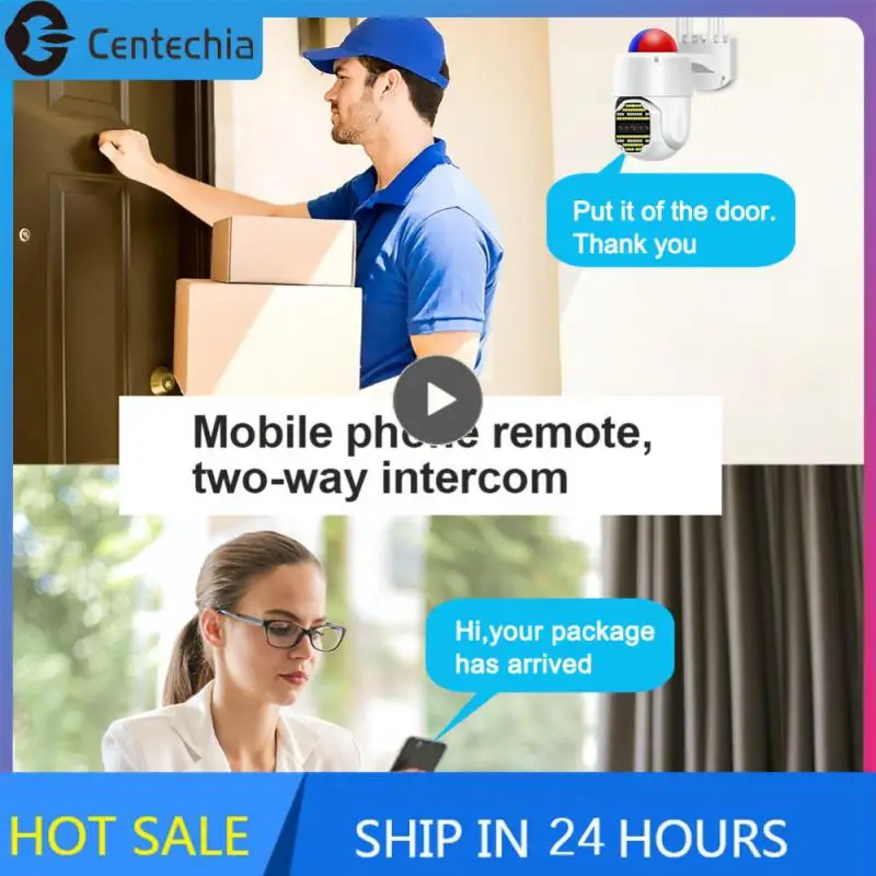 

Video Surveillance Camera Waterproof Automatic Tracking Wifi Cameras Infrared Night Motion Detection 1080p Ptz Camera