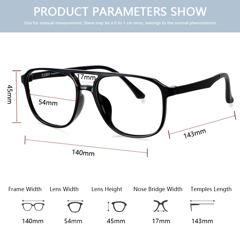 Прогрессивные круглые очки-авиаторы для чтения мужчин голубые бриллиантовые
