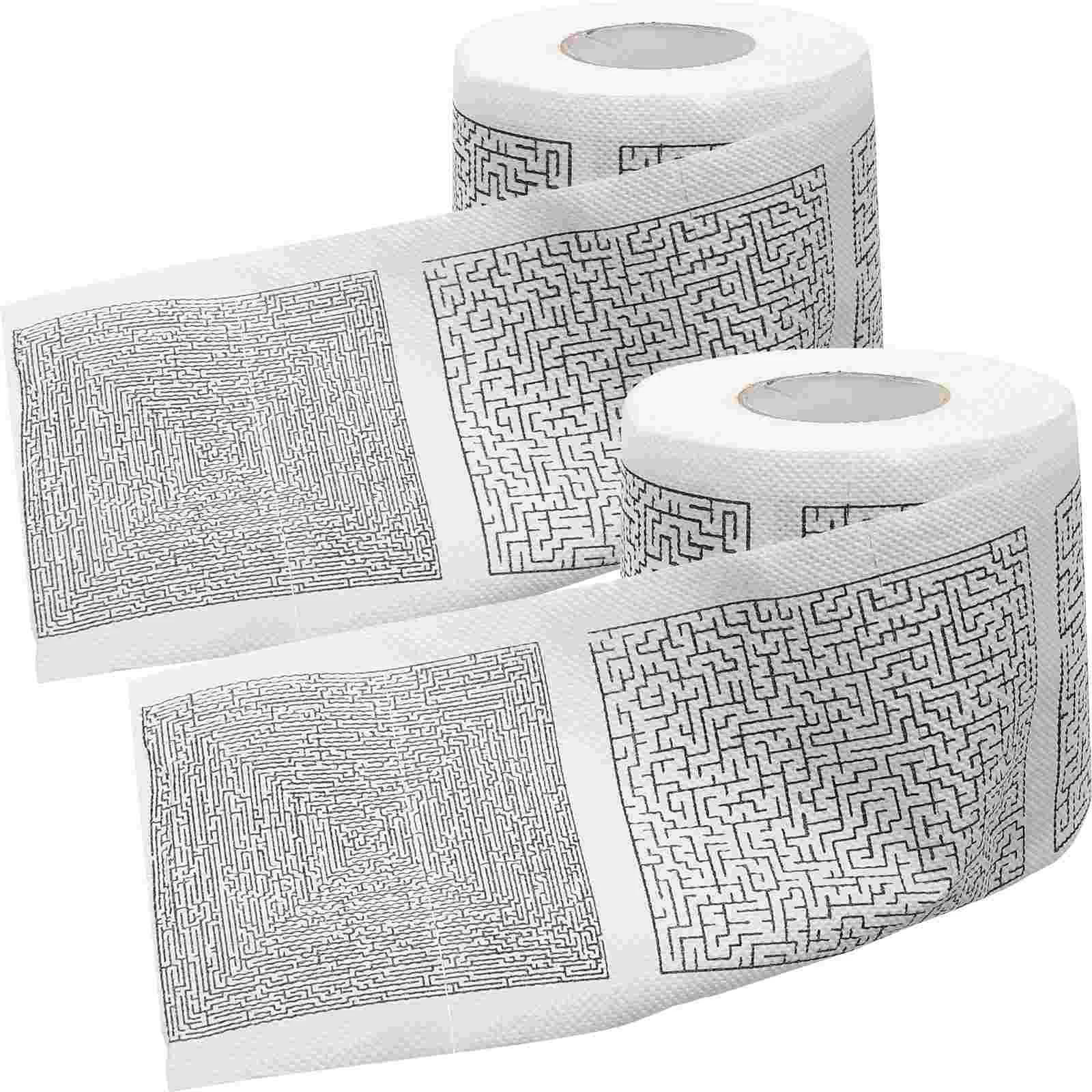 

2 Rolls Napkin Paper Bathroom Toilet Household Used Papers Napkins Wood Pulp Tissue Supple