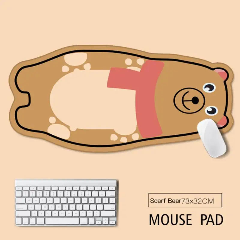 

FROG Large Cute Kawaii Mouse Pad Notebook Desk Mat Desktop Rubber Gamer Keyboard Mousepad For PC Laptop Gaming accessories