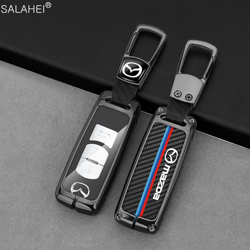 

Carbon Fiber Car Key Cover Case Shell Holder For Mazda 2 3 6 Atenza Axela Demio CX-5 CX5 CX-3 CX7 CX8 CX-9 MX-5 Auto Accessories